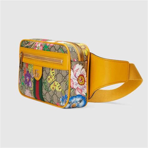 gucci waist bag yellow